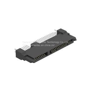 Denentech SATA 7+15P Female H14.15mm Straight Dip thumbnail-1