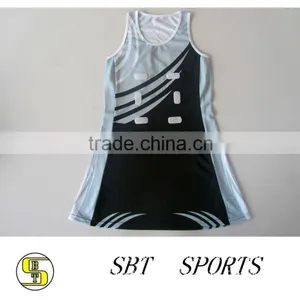 Custom Made Women Sublimation Team Netball Dress thumbnail-1