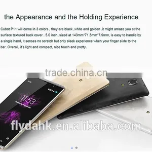 Wholesale Cubot New P11 5.0inch 1280x720P Android 5.1 MTK6580 Quad Core 1.3GHz RAM 1GB ROM 8GB 3G WCDMA Mobile Phone thumbnail-1