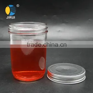 400ml High Quality Glass Jar Glass Mason Jar With Lid thumbnail-1