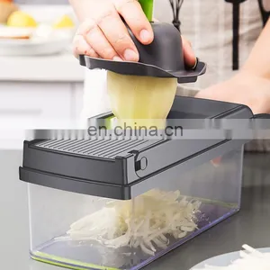 Fruit Shredder Onion Manual Kitchen Mandoline Multi Cutter Chopper Dicer Slicer Vegetable thumbnail-3