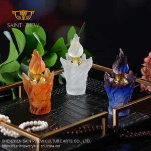 SAINT-VIEW ORIGINAL DESIGN Feather Design Perfume Crystal Dropper Essence Bottle Personal Care Essential Oil thumbnail-1