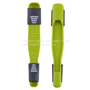 Novel and Unique Design Double End Adjustable Kitchen Plastic Measuring Spoon Baking Scale Measuring Cup thumbnail-1