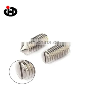 JINGHONG SS 304 Slotted Set Screws With Cone Point DIN 553 thumbnail-2