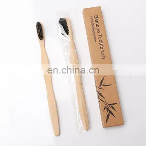 Free Ex-factory Price Biodegradable Bamboo Toothbrush With Logo thumbnail-4