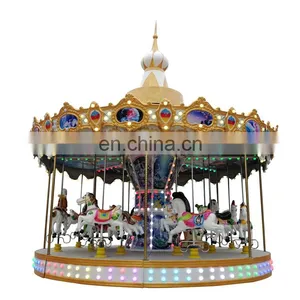 Top Amusement Children Play Kids Games Carousel Machine for Sale Price thumbnail-2
