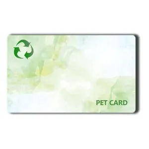 Sustainable Factory Price PET Material RFID Smart Card Eco-friendly PET Eco Card thumbnail-3