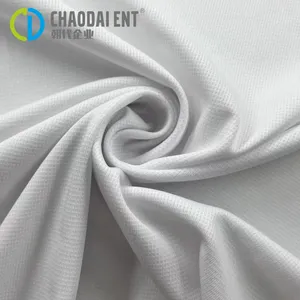 100% Recycled Polyester 75D Bird's Eye Cloth Hygroscopic and Perspiratory Sportswear Fabric Bird's Eye Cloth Mesh Cloth thumbnail-1