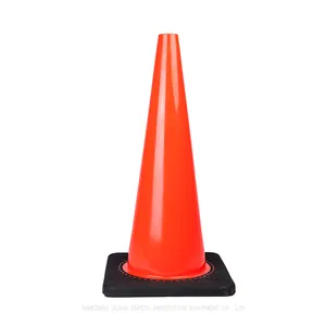 70cm/28′′ Red Color PVC Road Safety Reflective Traffic Cone thumbnail-1