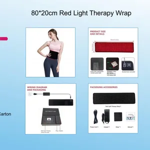 Newest Led Therapy Light Pad Wraps Therapy Beds for Full Body Half Body Healthcare and Wellness thumbnail-1