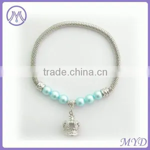 Customized Crown Pearl Pet Pendant Necklace for Dog Cat thumbnail-2