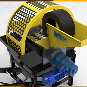 Walle Industry Waste Car Tyre Shredder Truck Tyre Waste Recycling Machine Tyre Recycling Equipment thumbnail-3