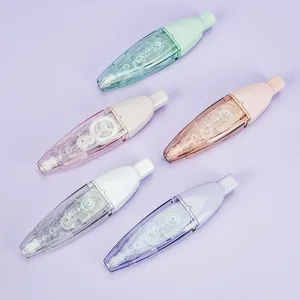 Custom Stationery New Pen Style Cute Colored Correction Tape Refillable Pen Press Type thumbnail-3