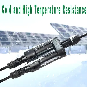 Wholesales NSPV Solar PV Plug 1500V DC Cable Plug 2 in 1 Wire Branch Fuse Connector thumbnail-2