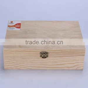 Latest Wooden Box for Food Pine Food Wooden Packaging Boxes Wooden Storage Box for Gift thumbnail-3