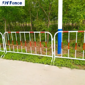 Customized PVC Coated Crowd Control Barrier Temporary Fence Waterproof Sustainable thumbnail-3