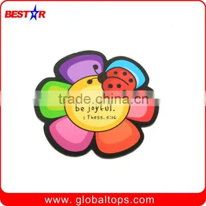 Flower Shaped Soft PVC Magnet thumbnail-1