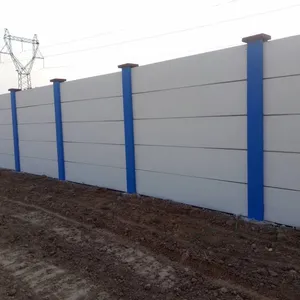 Cement Wall, Precast Concrete Wall Manufacturer, Prefabricated Wall Baffle, Safety Wall and Guardrail for Factory Yards and Courtyards thumbnail-2
