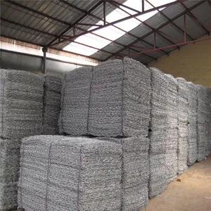 Hexagonal Mesh Gabion Box 80x100mm With Steel Frame for Retaining Walls thumbnail-2