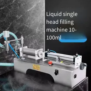 Universal Liquid Filling Machine, Small-scale Sesame Oil Quantitative Filling Equipment, Glass Cleaner and Disinfectant Filling Machine, in Stock thumbnail-1
