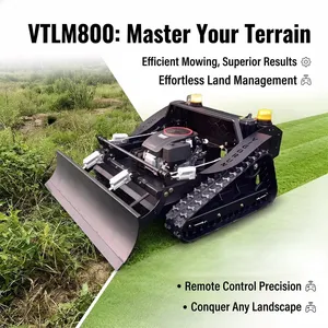 Vigorun Radio Control Brush Cutter Euro 5/EPA Forced Lubrication Engine Tracked Robot Lawn Mower thumbnail-2