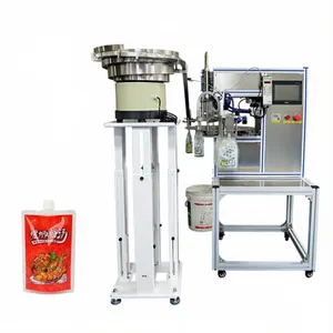 Automatic Small Filling Machine for Spout Pouch Soup Liquid Seasoning Sauce and Beverages Water Juice thumbnail-3