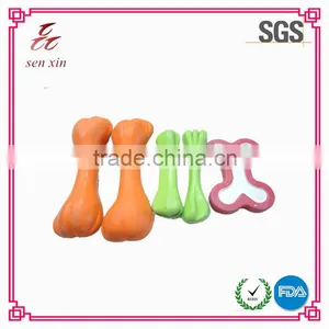 2016 Fashionable Real-looking Soft Rubber Dog Animal Toy, Bone Shape Dog Toy thumbnail-2
