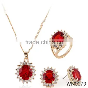 The New 2015 the Bride Adorn Article Inlay Zircon Star With Necklace Fashion Jewelry thumbnail-1