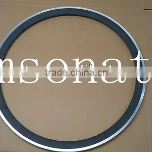 Alloy/carbon Rim Racing Bicycle Wheel 24mm Clincher Rim thumbnail-1