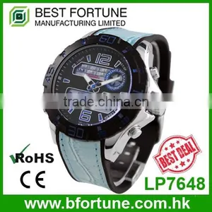 LP7648 Lowest Price 2 Time Zone Waterproof Stainless Steel Fashion Watch thumbnail-1