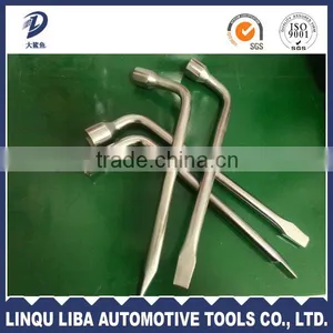 350mm Fully Polished L Shape Hand Socket Spanner/wrench thumbnail-1