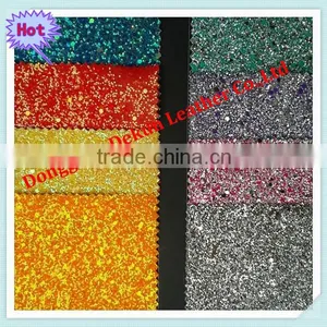 Hot Sale Glitter Velvet Fabric for Bags and Shoes,glitter Fabric Wallpaper thumbnail-1
