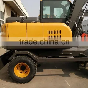 LG6100 Excavator, Walking Wheel Excavator, 10T Wheel Excavator thumbnail-1