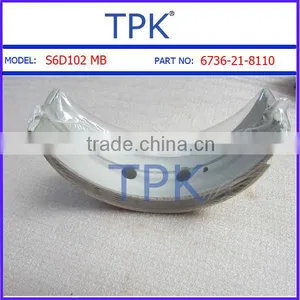 Komatsu 6D102,S6D102,SA6D102, S6D102E, Engine Bearing, Main Bearing, Con Rod Bearing, thumbnail-1