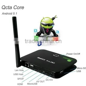 Wholesale Android Smart tv Set Top Box Z4 Octa Core Mail-T6X Android tv Box RK3368 Google Android 5.1 Smart tv Box thumbnail-4