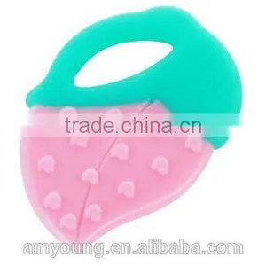 Safe Colorful Nipple Sucette Bebe Drole Silicone Rubber Teat Ring Pacifier for Kids thumbnail-1