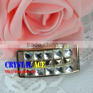 2015 Fashion Adjustable Buckle, Belt Buckle Manufacturers, Crystal Rhinestone Ribbon Buckle for Bikini Decoration thumbnail-1