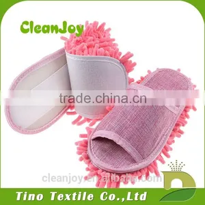 The Bottom of the Linen Chenille Indoor Winter Slipper Shoes thumbnail-2