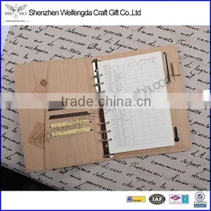 2015 Fashion Custom Multifunction Business Leather Factory Power Bank Notebook Quality Choice thumbnail-1