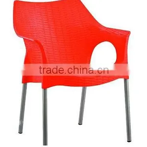 High Quality Polypropylene Plastic Rattan Outdoor Garden Chair thumbnail-2