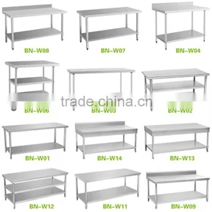 Restaurant Equipment Stainless Steel Work Table/Stainless Steel Preparation Work Table thumbnail-1