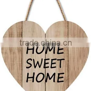 Decoration Wooden Plaque With Saying Home Sweet Home thumbnail-1