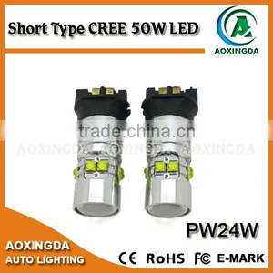 PW24W LED Bulb Turn Signal Daytime Running Light No Error Au-di A4 A5 RS5 thumbnail-1