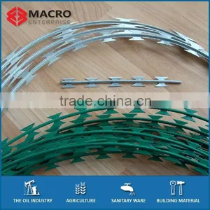 PVC Coated & Galvanized Razor Barbed Wire for Sale thumbnail-1
