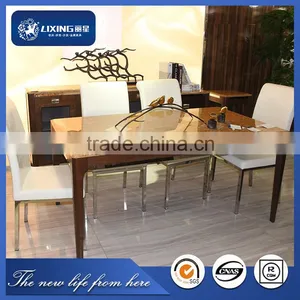 LT1332+LY1302#Best Quality Dining Table Designs in Wood thumbnail-1
