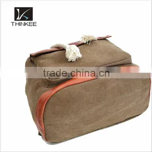 Girls Canvas Drawstring Backpack China Factory Drawstring Backpack Bags thumbnail-5