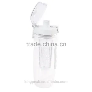 2015 Best Seling Plastic Tea Infuser Water Bottle Leak Proof Sport Flip-top Tritan Fruit Infuser Water Bottle/Shaker Bottle thumbnail-3