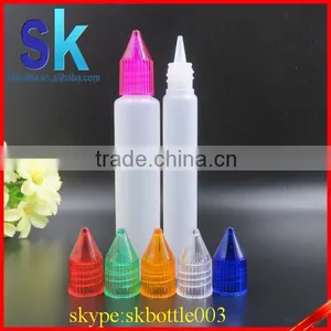 New Unicorn Bottle 30ml Plastic E-liquid Bottle With Screw Cap and Thin Dropper thumbnail-3