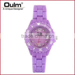 2015 Oulm Cheap Plastic Watch, Plastic Kids Digital Watches, Colorful Plastic Watch Wholesales thumbnail-1