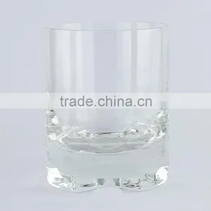 Factory Special Cross Bottom Leadfree Customized Size Popular Model Shot Whisky Glass Handblown thumbnail-1
